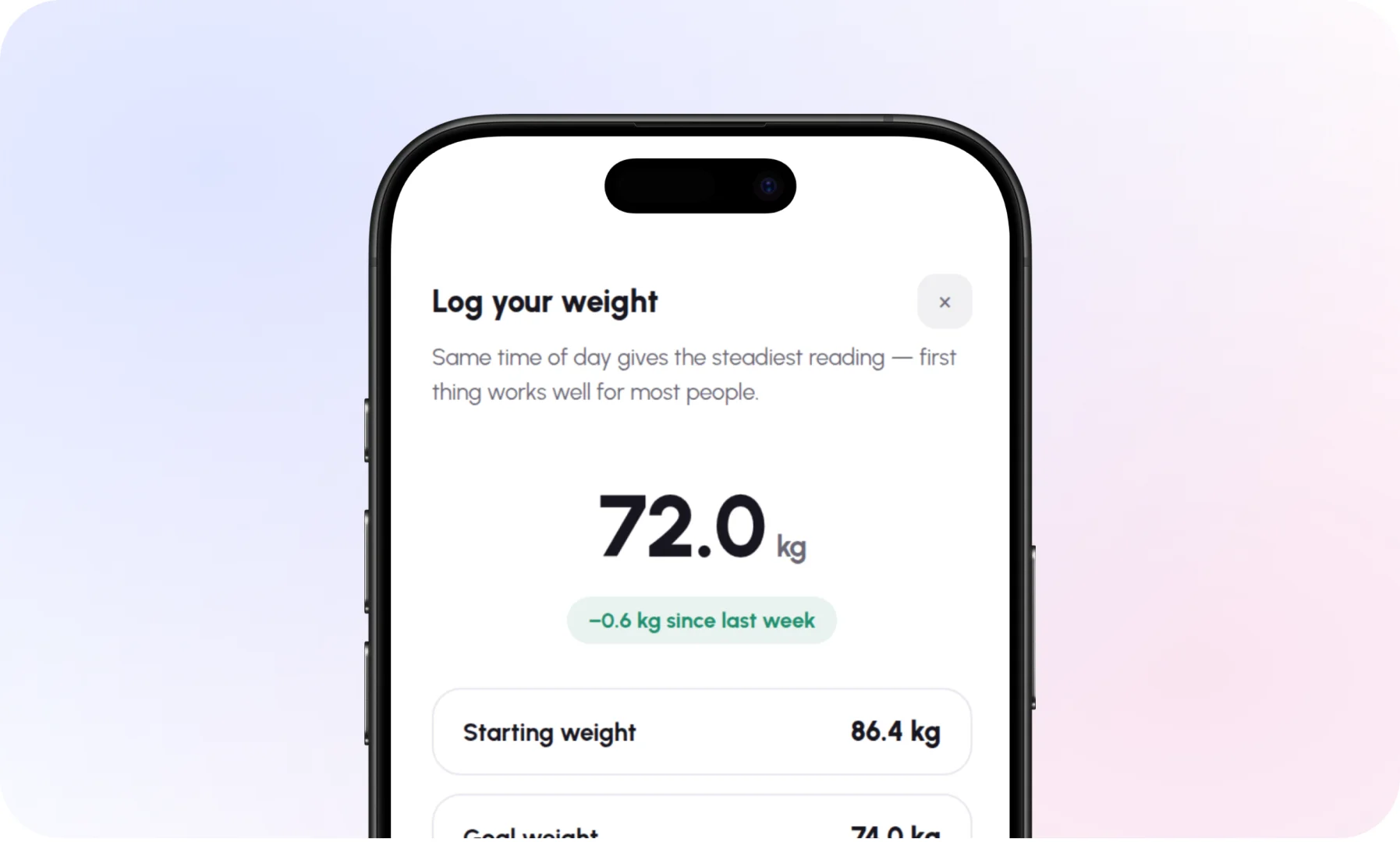 Weight Loss 05 Keep It Going In The App